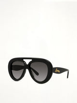 Loewe LW40144U 5501B Sunglasses in Black/Gold