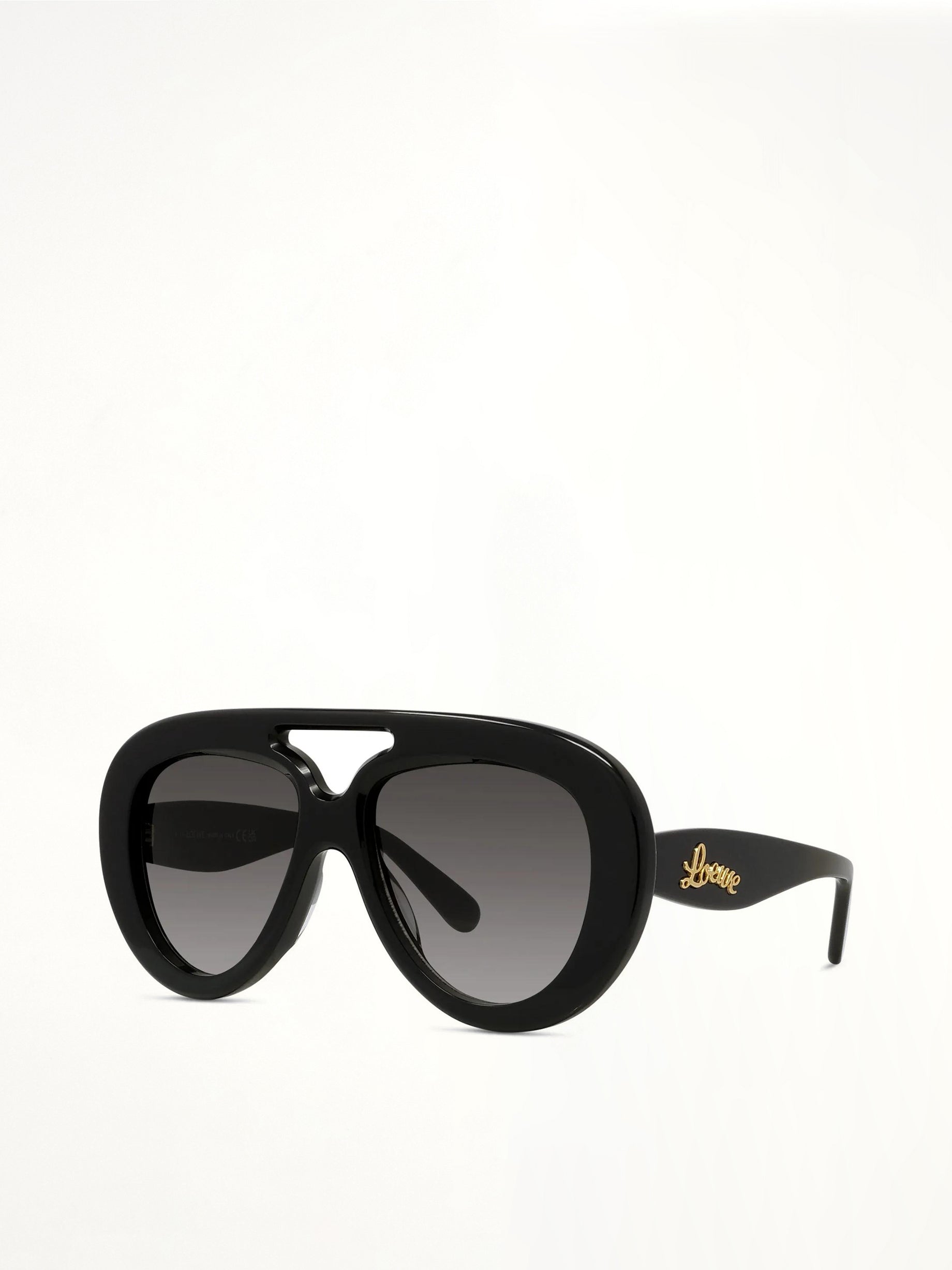 Loewe LW40144U 5501B Sunglasses in Black/Gold