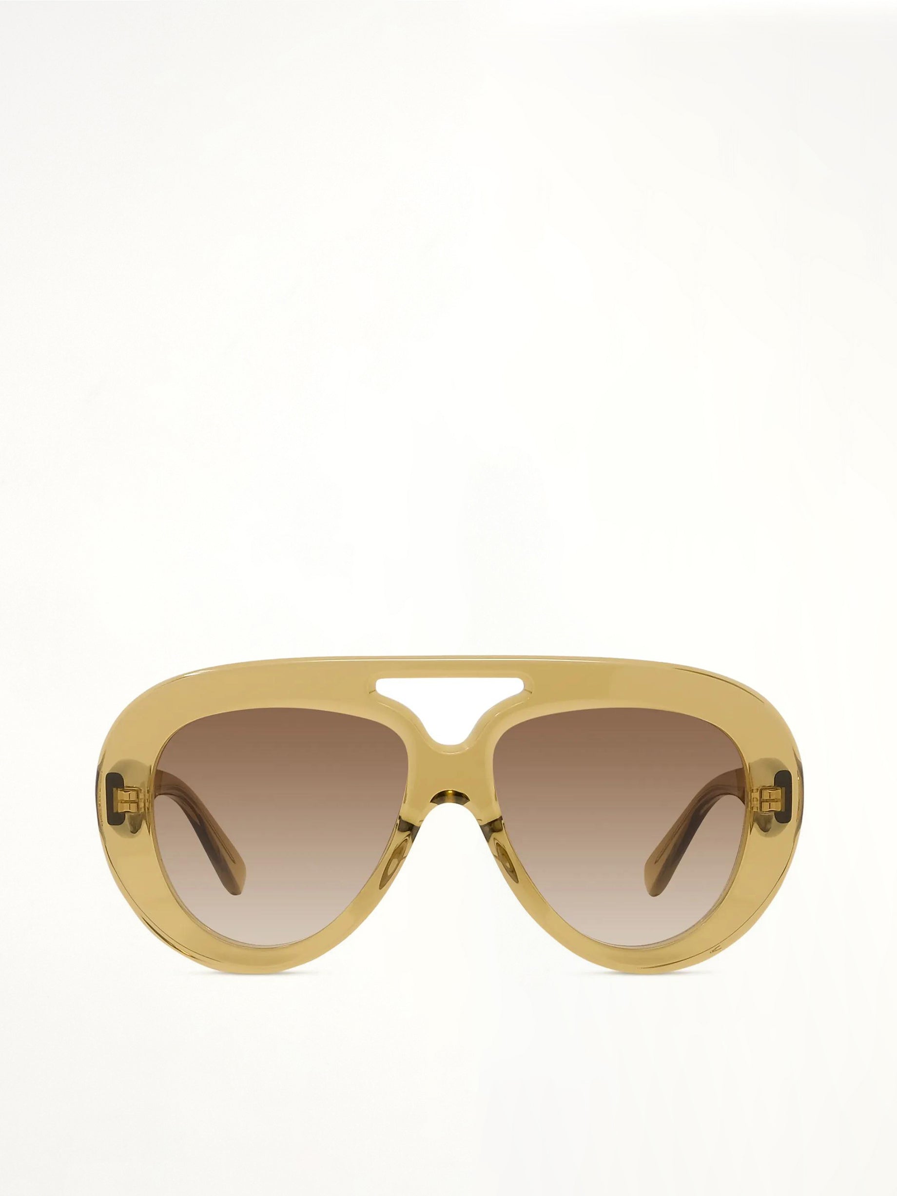 Loewe LW40144U 5596F Sunglasses in Clear Apple/Gold