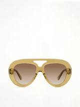 Loewe LW40144U 5596F Sunglasses in Clear Apple/Gold