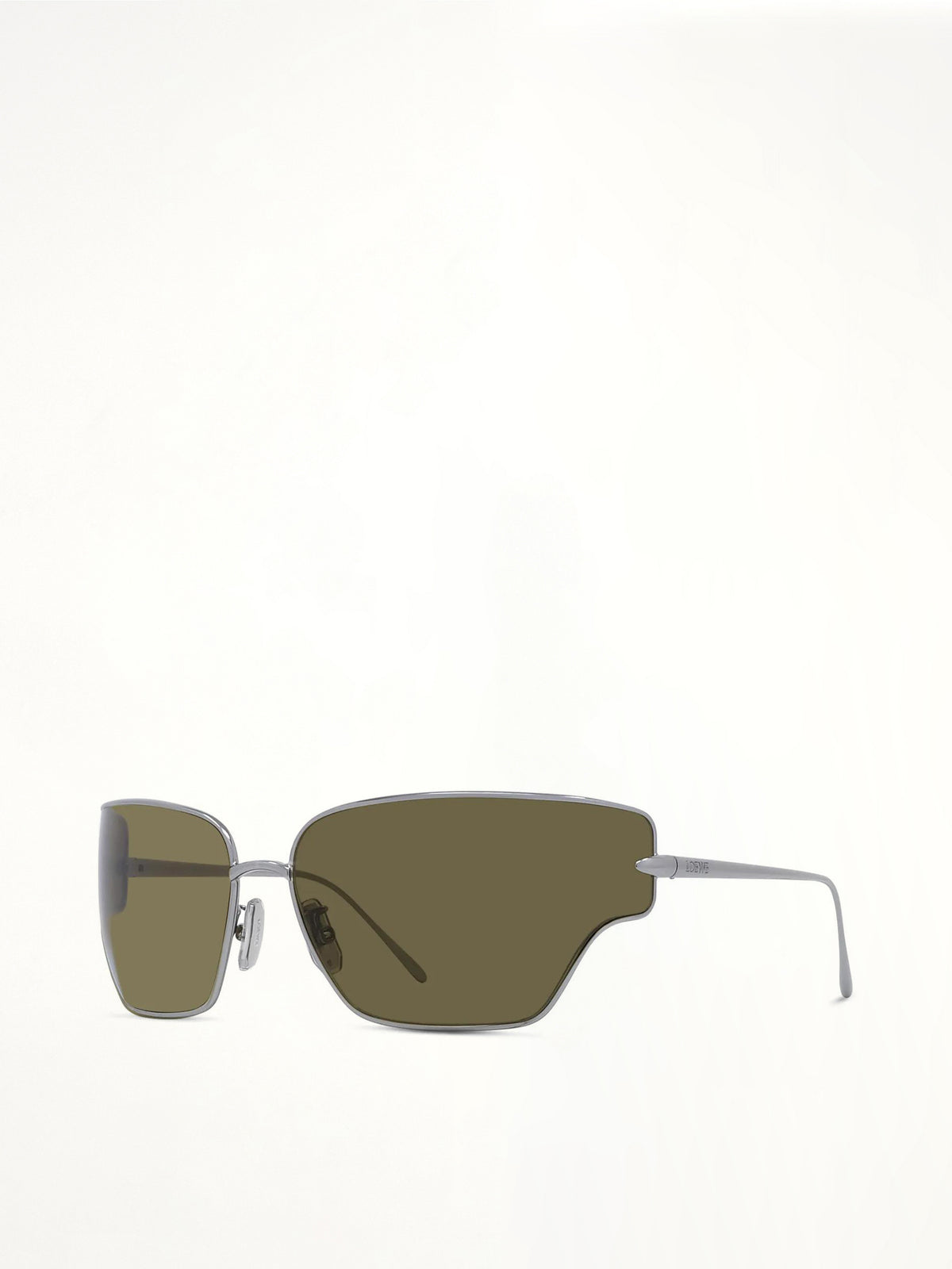 Loewe LW40150U 7014N Metal Sunglasses in Silver
