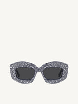Loewe LW4114IS 4990A Acetate Sunglasses in Navy
