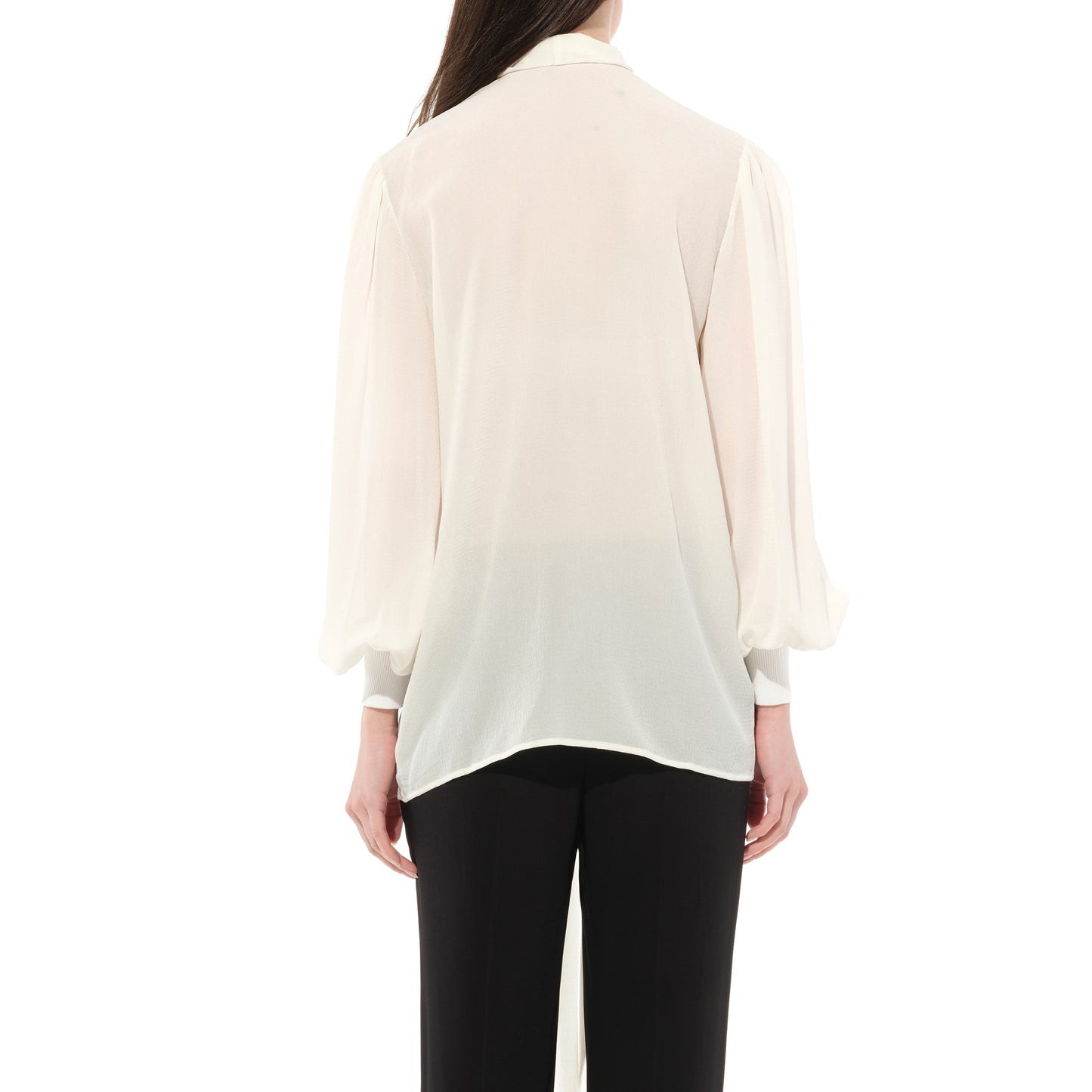 Lavaliere Shirt in White