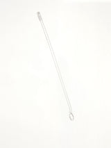 Logo Reference Necklace with Ring 3mm in Gold Coated Silver