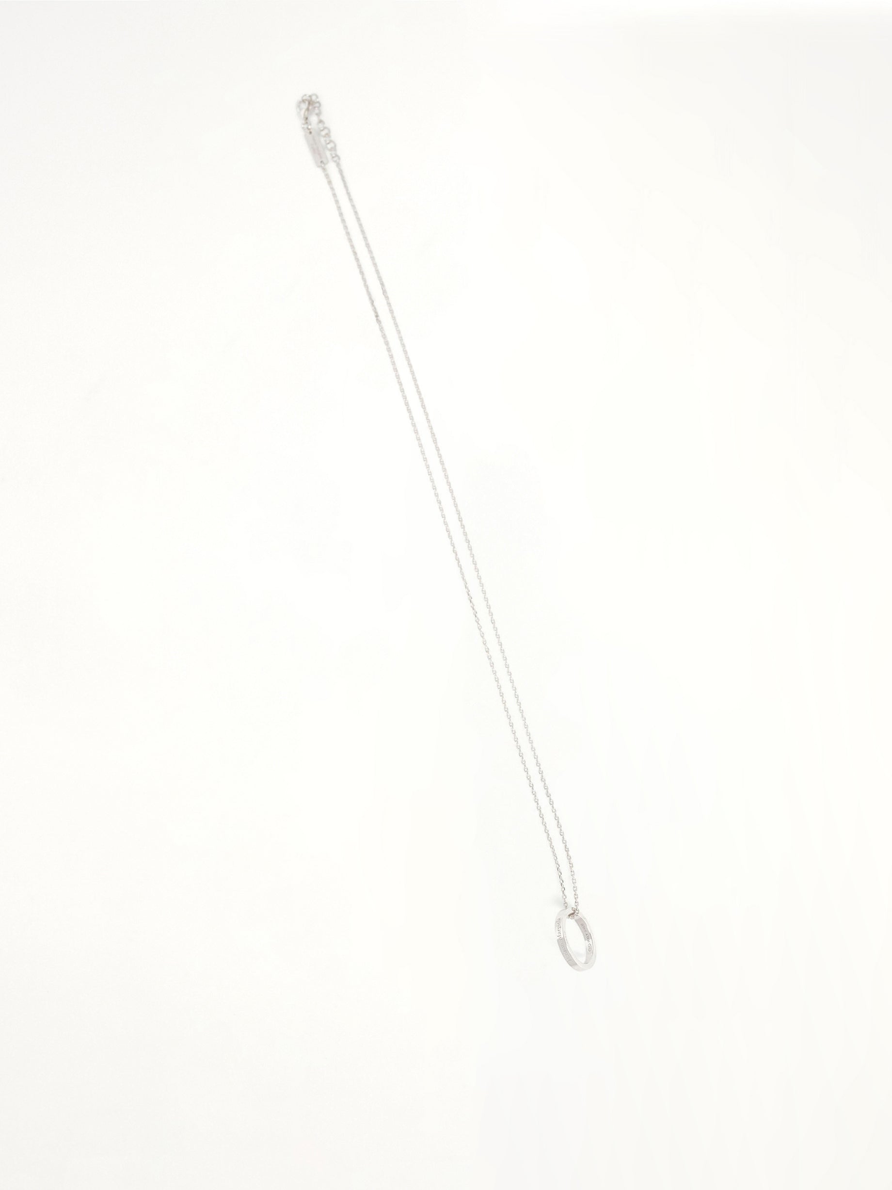 Logo Reference Necklace with Ring 3mm in Gold Coated Silver