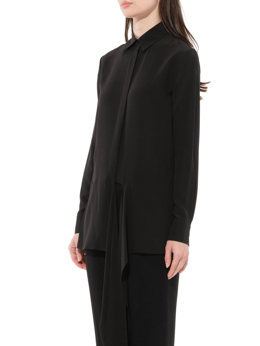 Long Sleeve Blouse in Black