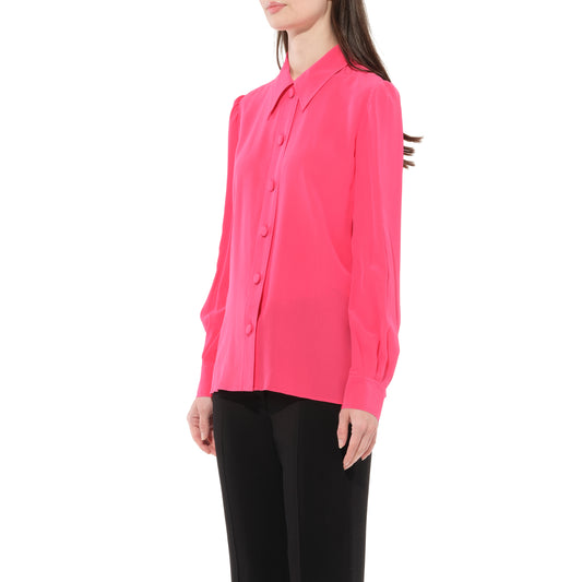 Long Sleeve Blouse in Pink