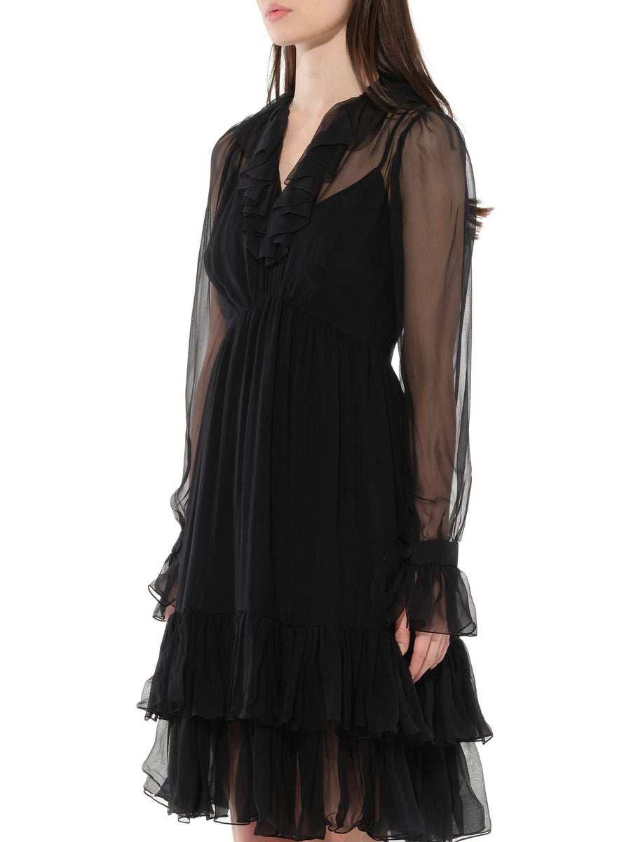 Long Sleeve Dress in Black