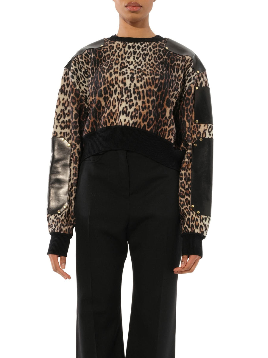 Long Sleeve Sweater Knit in Multicolor