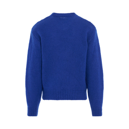 Mohair Sweater in Cobalt Blue