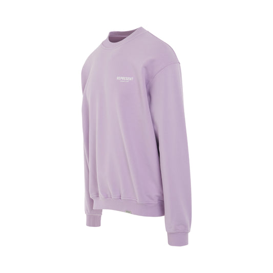 Represent Owners Club Sweater in Pastel Lilac