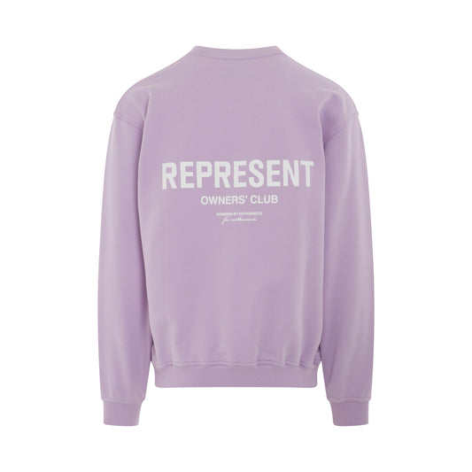 Represent Owners Club Sweater in Pastel Lilac