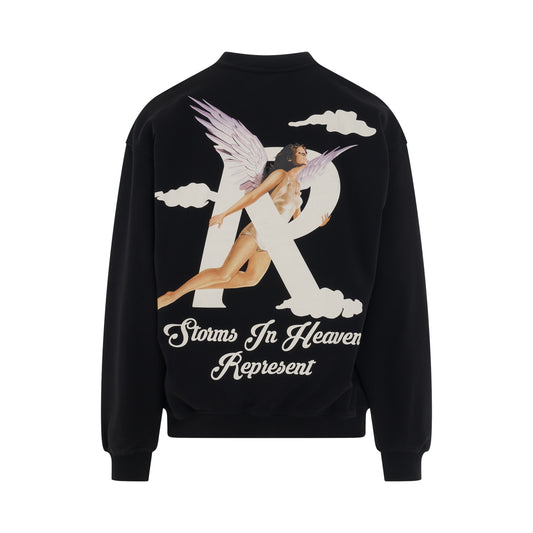 Storms in Heaven Sweater in Jet Black