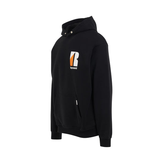 Decade of Speed Hoodie in Jet Black