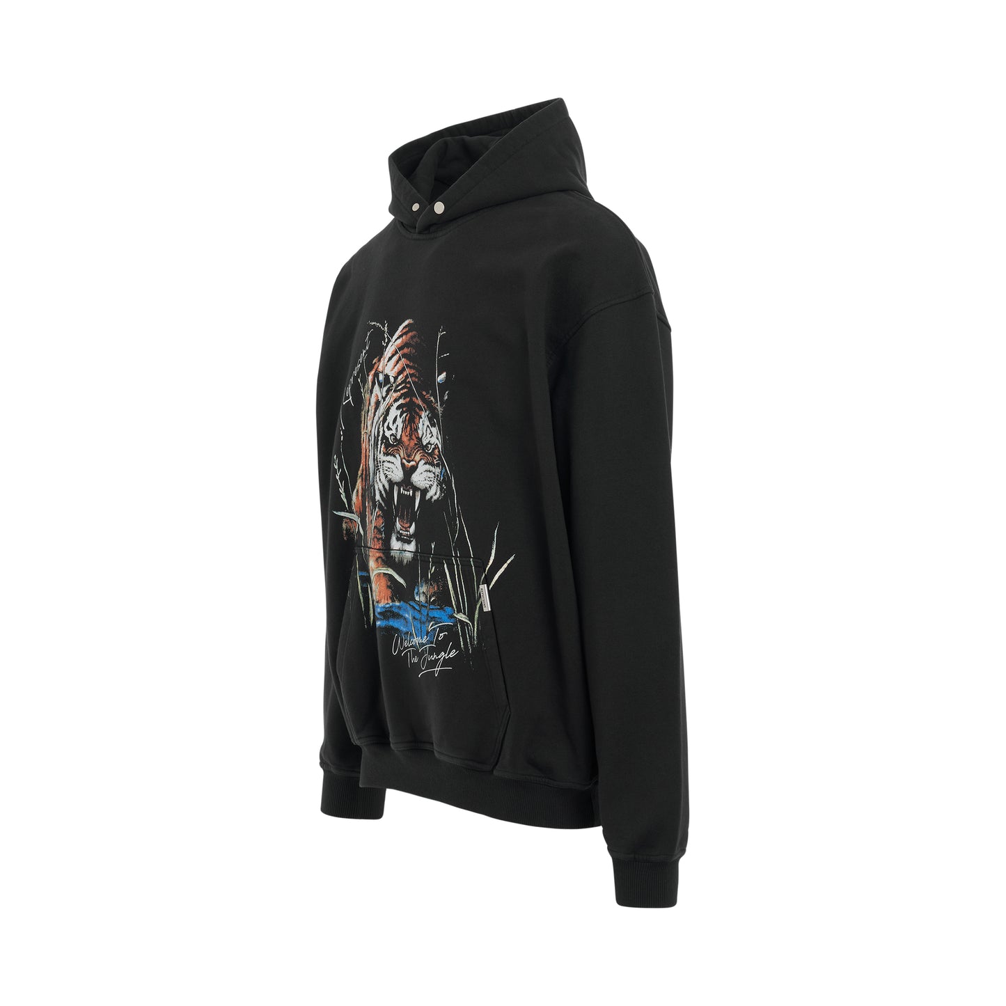 Welcome to the Jungle Hoodie in Off Black