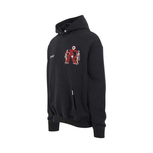 Represent Premium Hoodie in Off Black