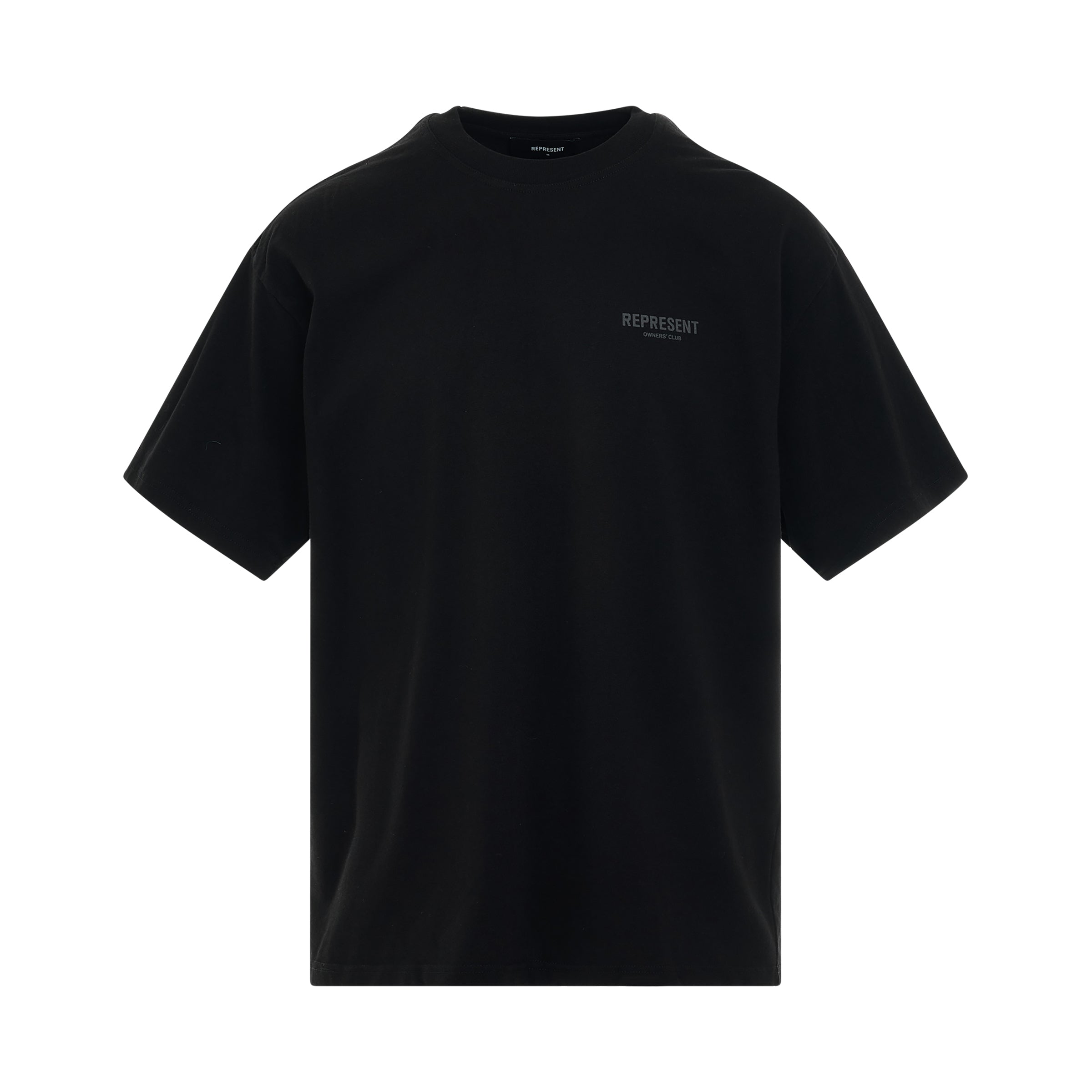 Represent Owners Club T-Shirt in Black Reflective