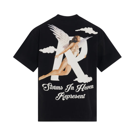 Storms in Heaven T-Shirt in Jet Black