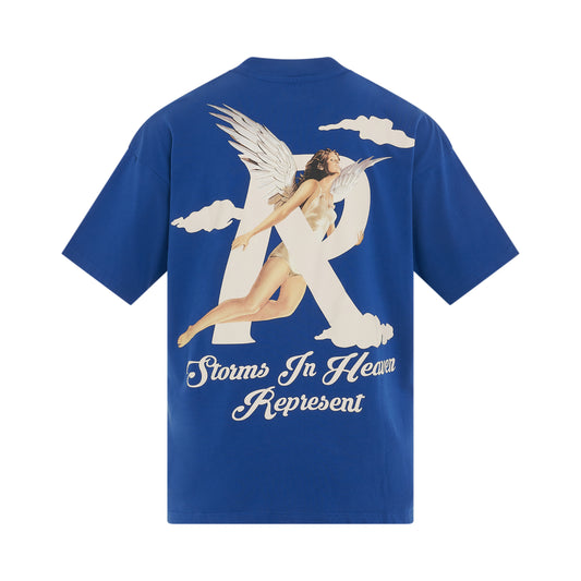 Storms in Heaven T-Shirt in Cobalt Blue