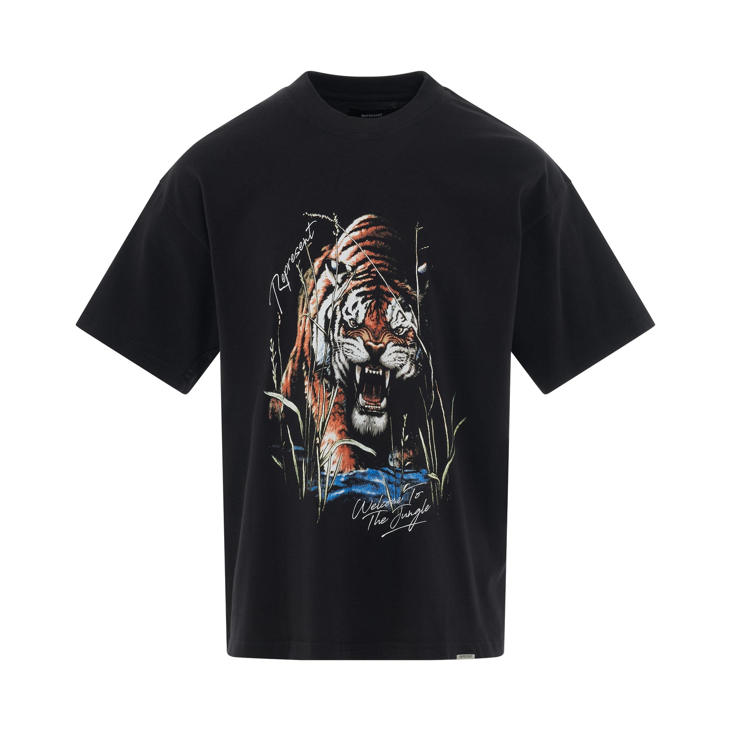 Welcome to the Jungle T-Shirt in Off Black