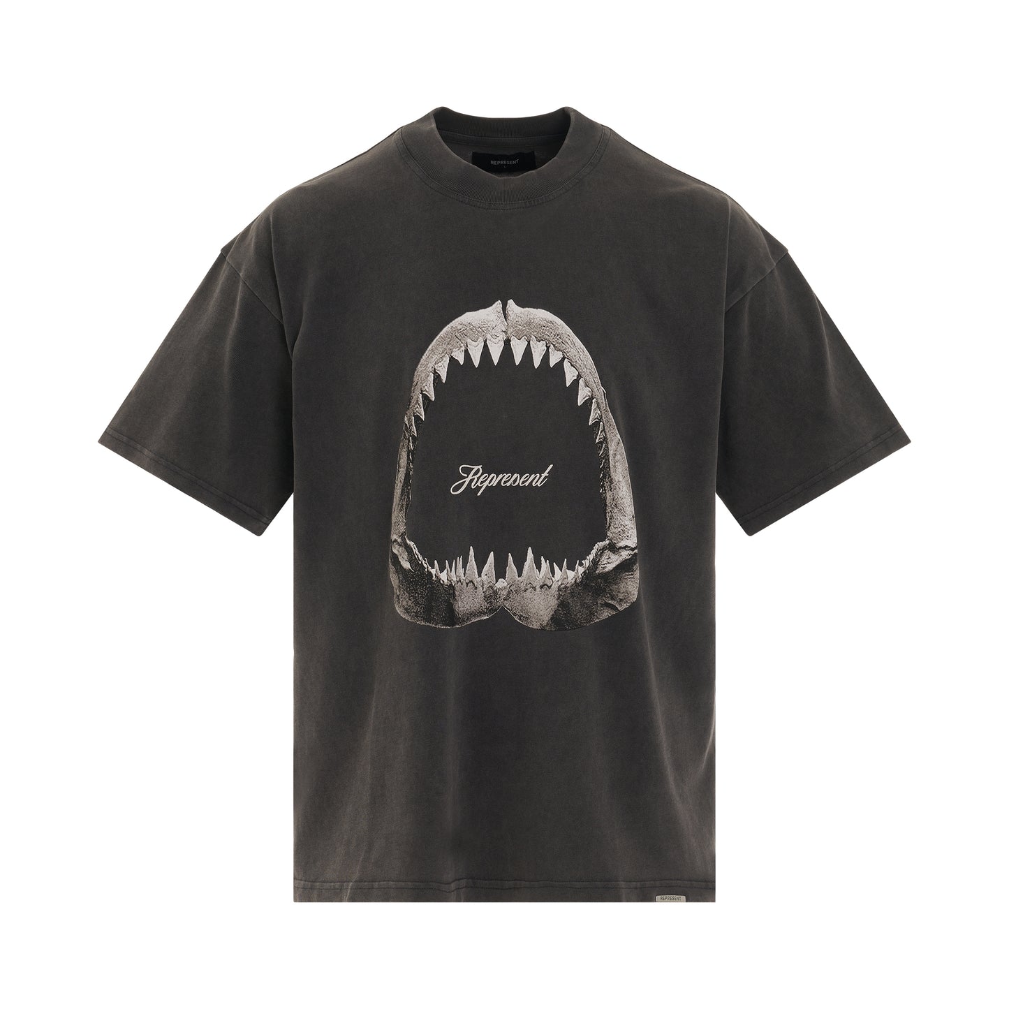 Shark Jaws T-Shirt in Vintage Grey
