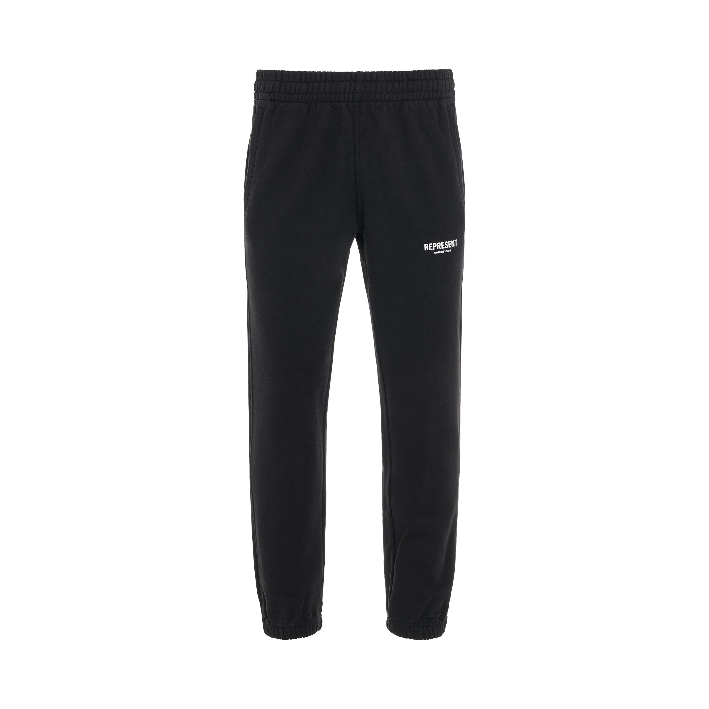 Represent Owners Club Relaxed Sweatpant in Black