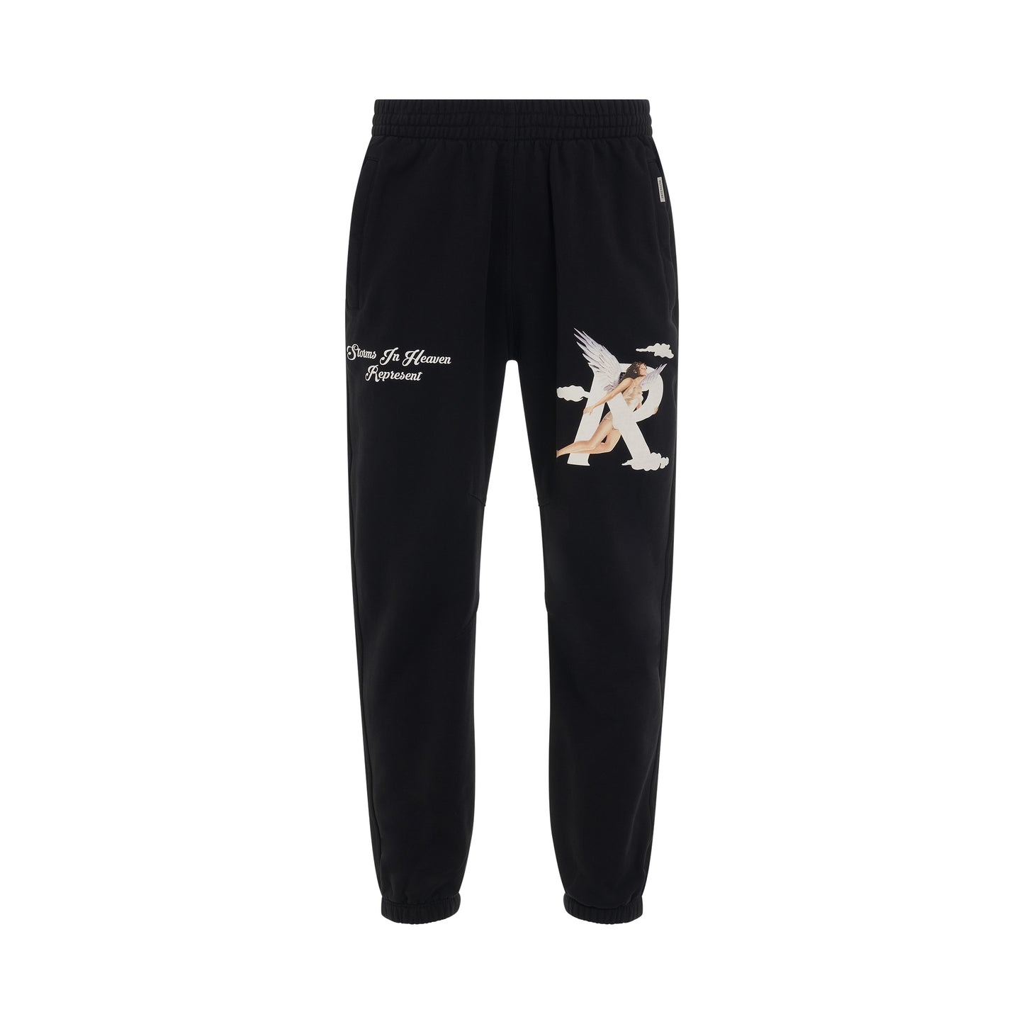 Storms in Heaven Sweatpant in Jet Black