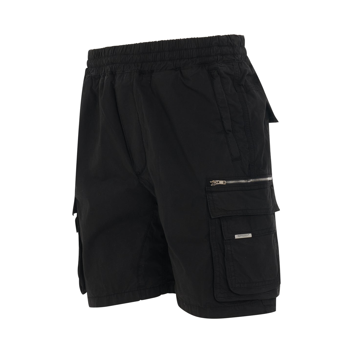 Cotton Cargo Short in Black