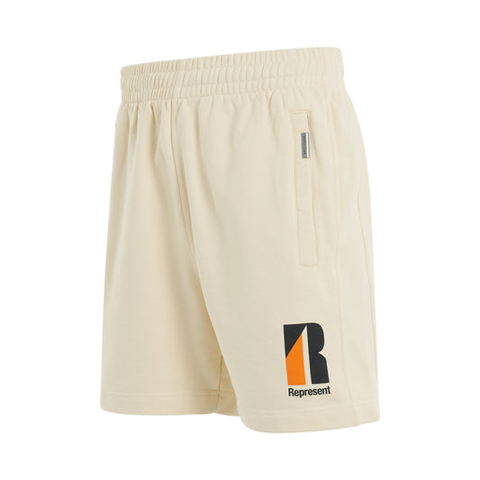 Decade of Speed Shorts in Cream