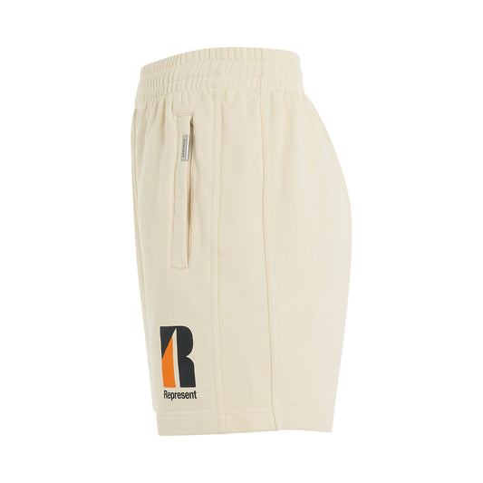 Decade of Speed Shorts in Cream