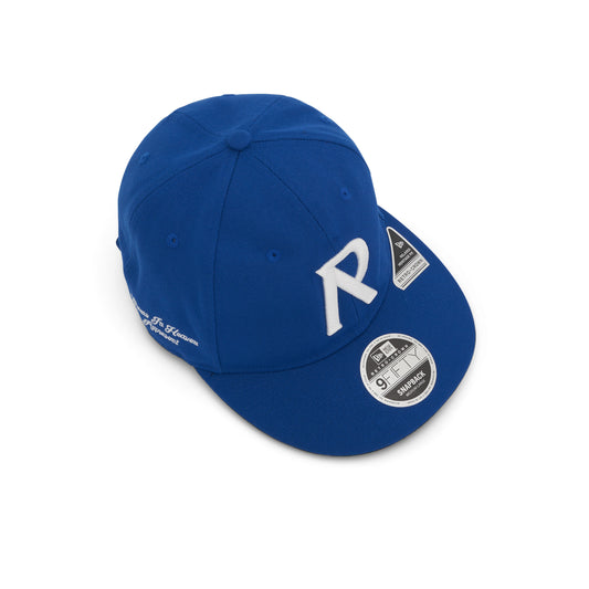 Initial Cap in Cobalt Blue