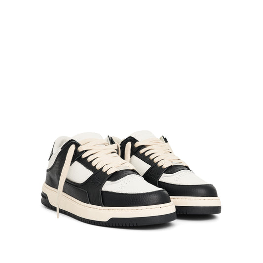 Apex Low Sneaker in Black/White