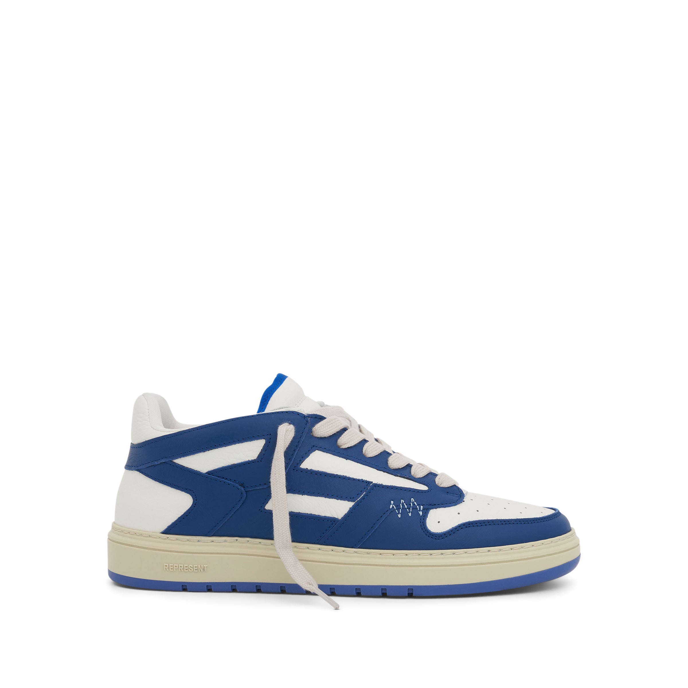 Reptor Low Sneaker in Navy/Flat White