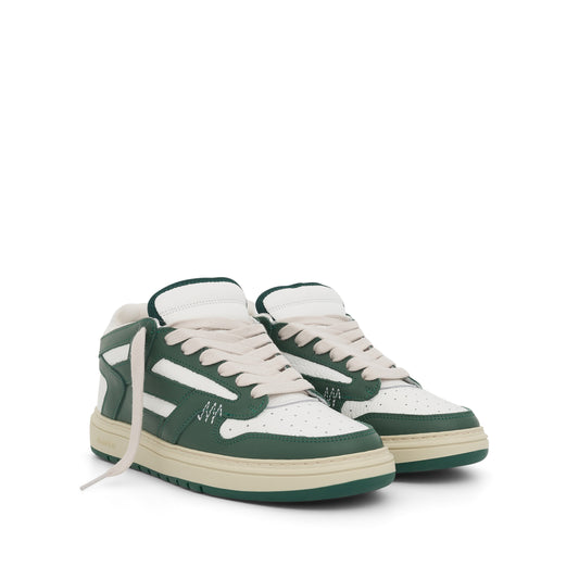 Reptor Low Sneaker in Racing Green/Flat White