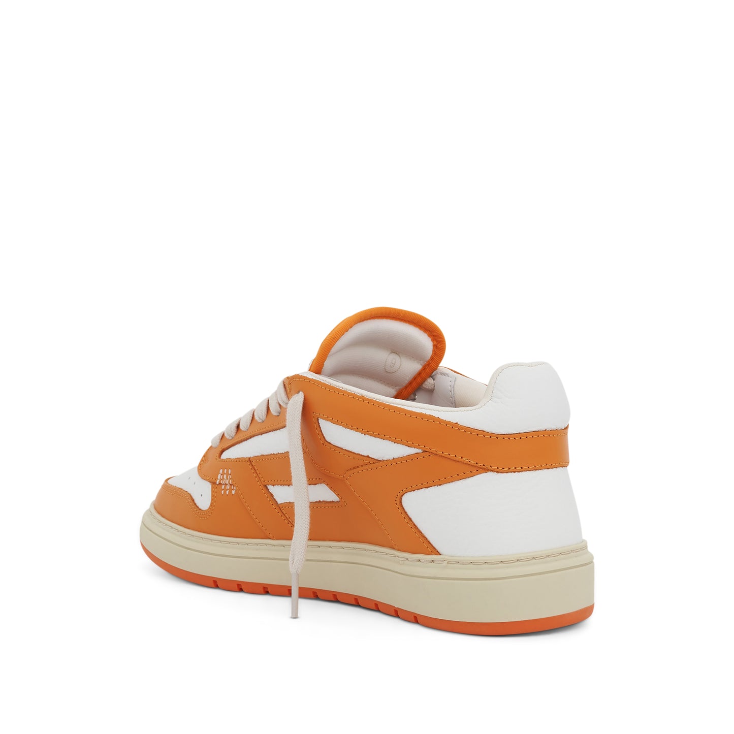 Reptor Low Sneaker in Neon Orange/Vintage White