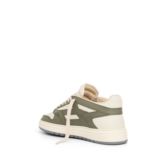 Reptor Low Sneaker in Khaki/Cream