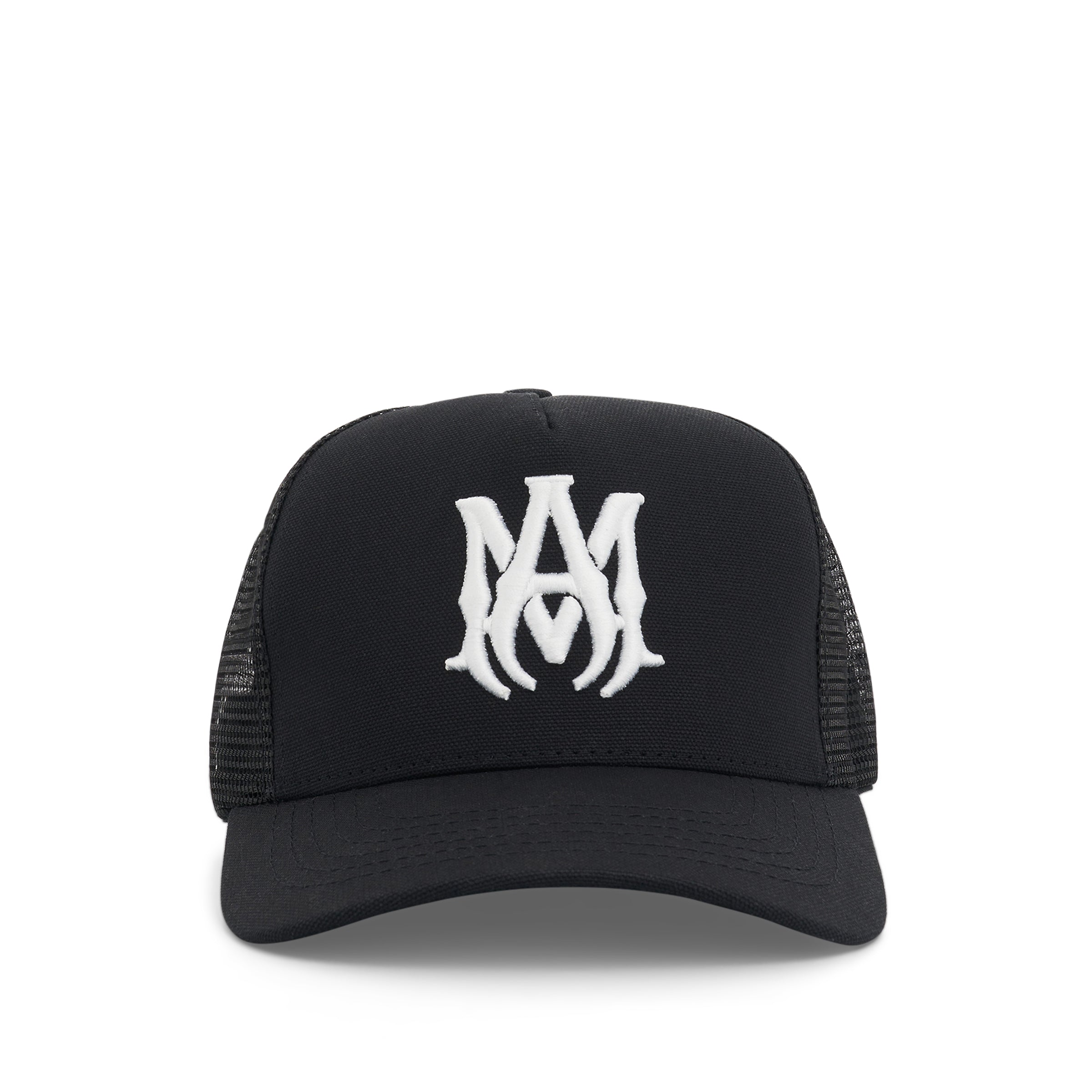 MA Logo Trucker Hat in Black