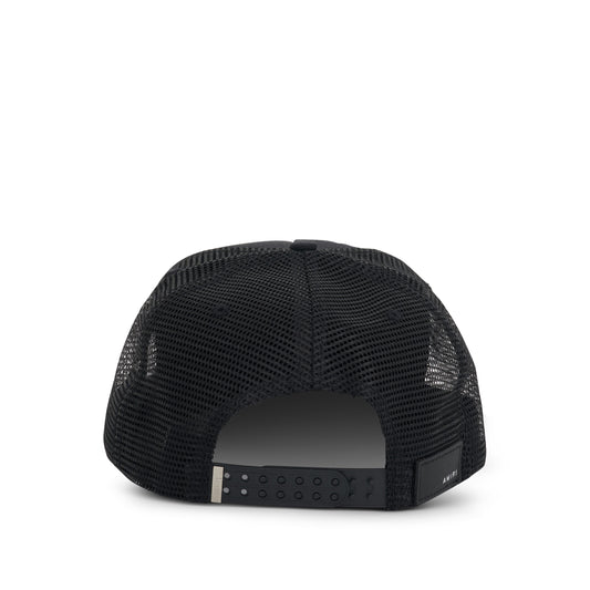 MA Logo Trucker Hat in Black/White