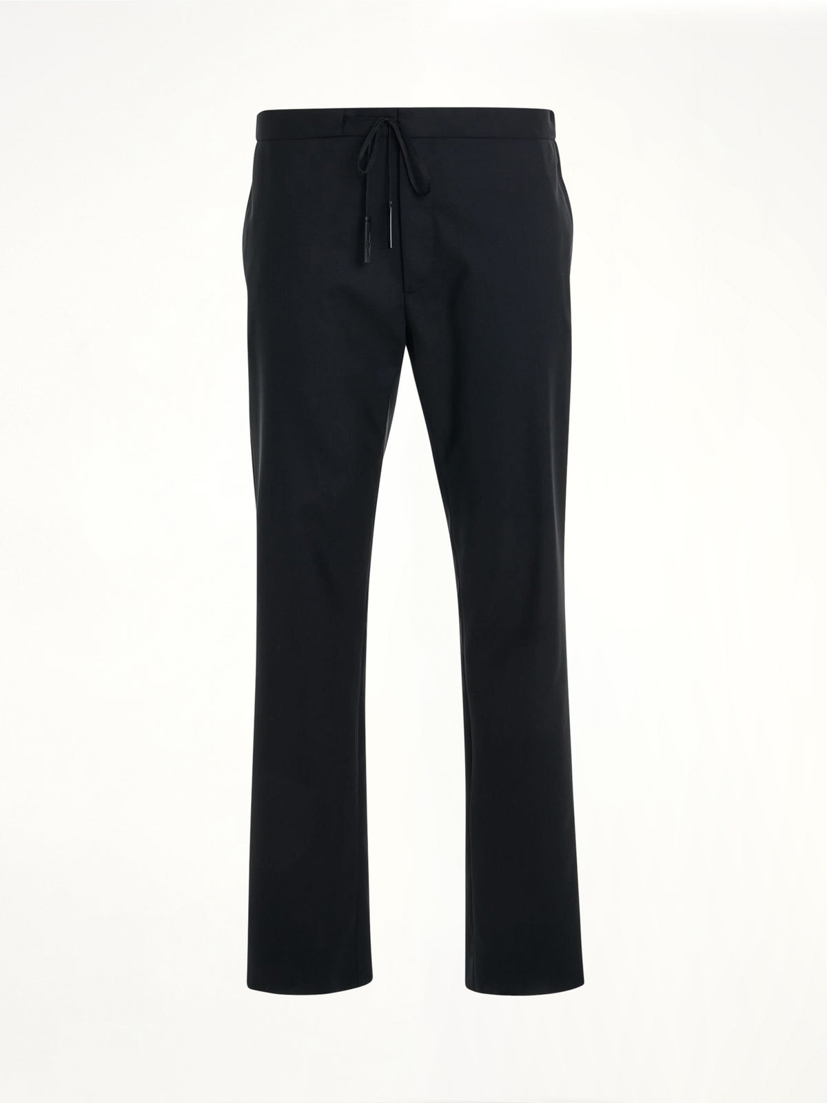 Drawstring Tailored Trouser in Black