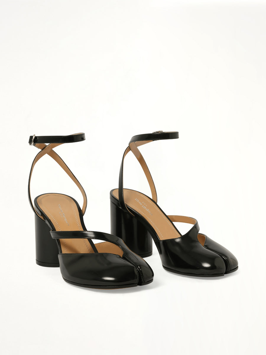 Tabi Sandal Pump 8cm in Black