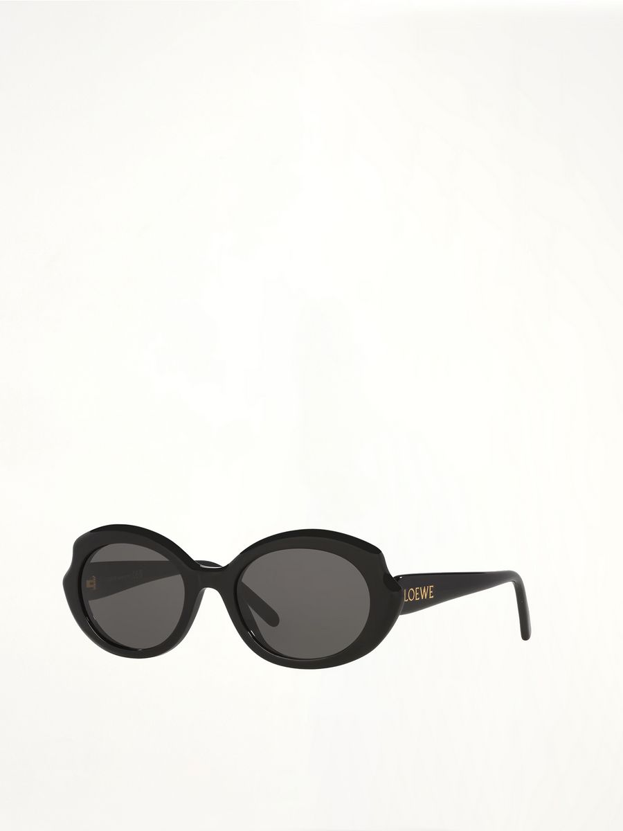 Loewe LW40147F 5501A Acetate Sunglasses in Black