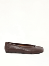 Tabi New Ballerina in Moka Side View | MAISON MARGIELA