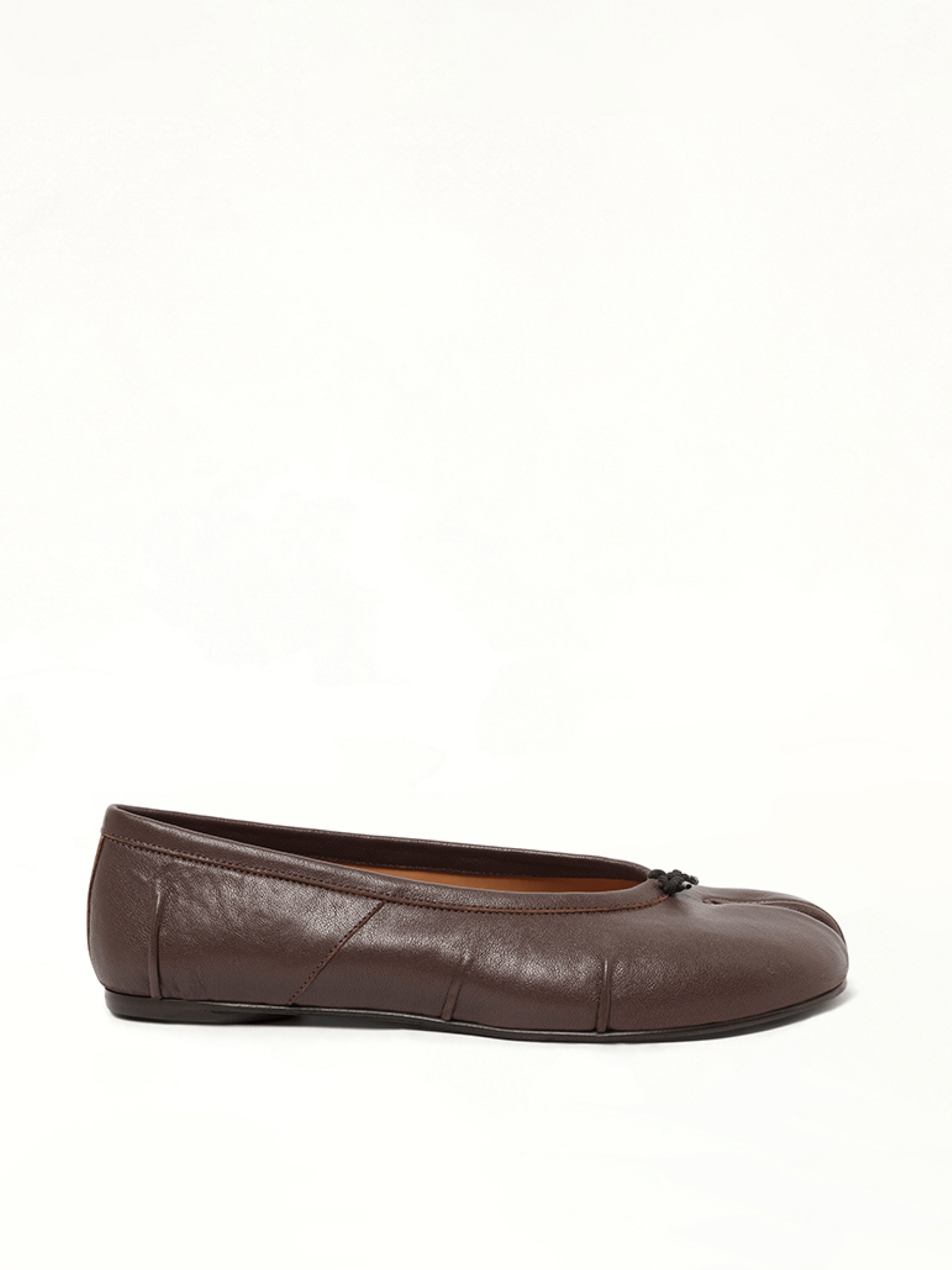 Tabi New Ballerina in Moka Side View | MAISON MARGIELA