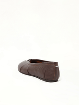Tabi New Ballerina in Moka Back View | MAISON MARGIELA