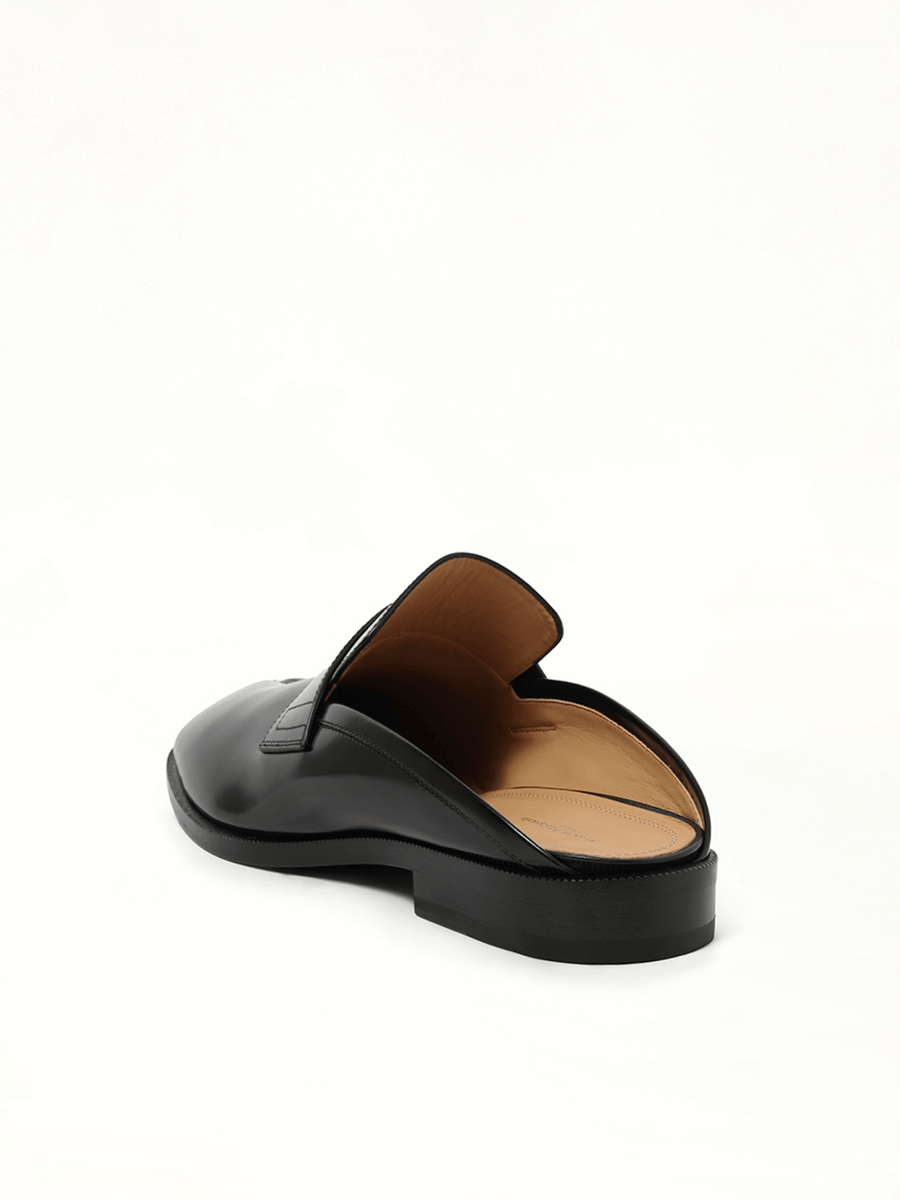 Tabi Mule in Black Back View | MAISON MARGIELA