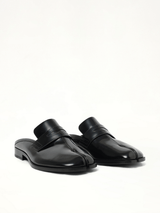 Tabi Mule in Black Front View | MAISON MARGIELA