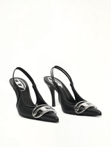 D-VENUS Pumps in Black Front View | DIESEL