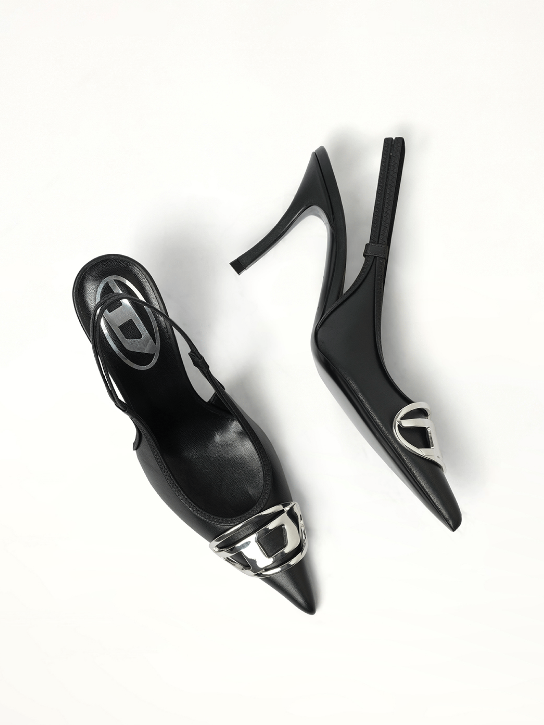 D-VENUS Pumps in Black Top View | DIESEL