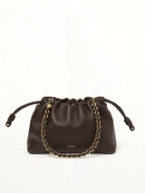 Flamenco Purse Medium in Dark Brownie