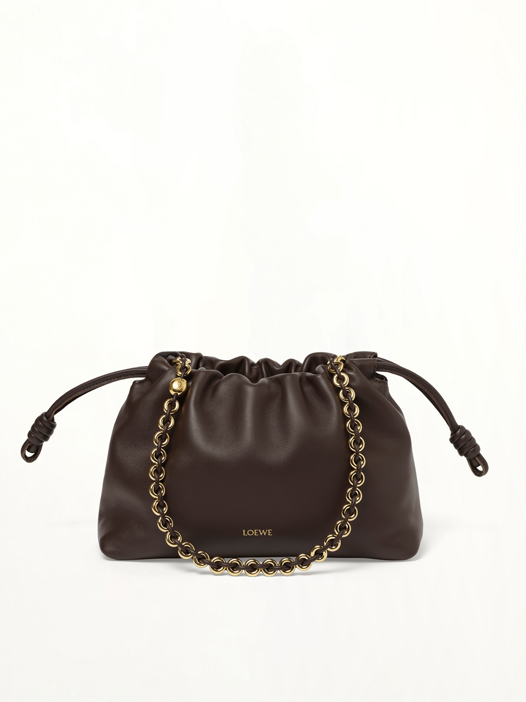 Flamenco Purse Medium in Dark Brownie